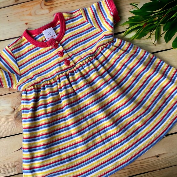 Hanna Andersson Other - Hanna Andersson striped dress size 70 / US 6-12 months